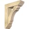 Ekena Millwork Olympic Slat Rough Sawn Bracket w/ Offset Brace, Douglas Fir, 6"W x 20"D x 24"H BKT0604X20X24OLY06RDF - alternate 1